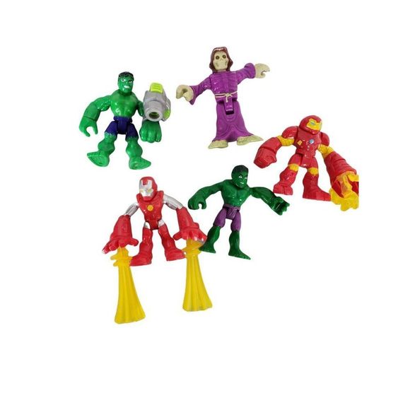 Marvel Super Hero Squad Imaginext Playskool Hasbro Iron Man Hulk‎ - Picture 1 of 7